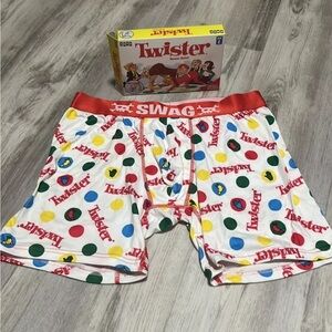 Brand New In Box Mens Large Hasbro Twister Swag Boxer Brief